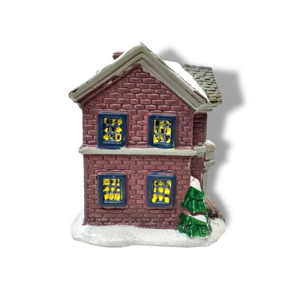 Wellington Square Collection Schoolhouse Christmas Village Decor 2004 - Picture 4 of 6